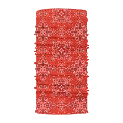 B-Driven Sports Neck Gaiters Paisley Traditional Red | Neck Gaiter