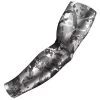 B-Driven Sports Flaked Camo Grey Grey Pro-Fit Sports Arm Sleeves