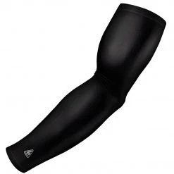 B-Driven Sports Solid Black Pro-Fit Sports Arm Sleeves