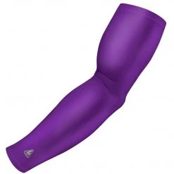 B-Driven Sports Solid Purple Pro-Fit Sports Arm Sleeves