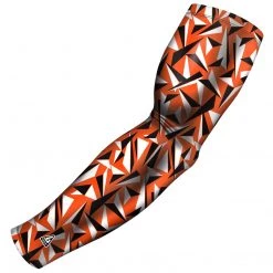 B-Driven Sports Razor Orange Pro-Fit Sports Arm Sleeves