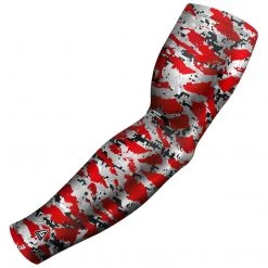 B-Driven Sports Pro-Fit Sports Arm Sleeves The Wild Red