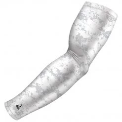 B-Driven Sports The Wild White Grey Pro-Fit Sports Arm Sleeves