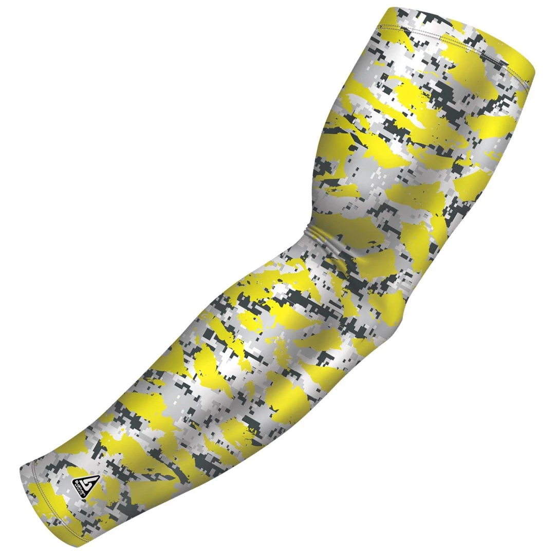 B-Driven Sports Pro-Fit Sports Arm Sleeves The Wild Yellow 3 B-Driven Sports Pro-Fit Sports Arm Sleeves The Wild Yellow