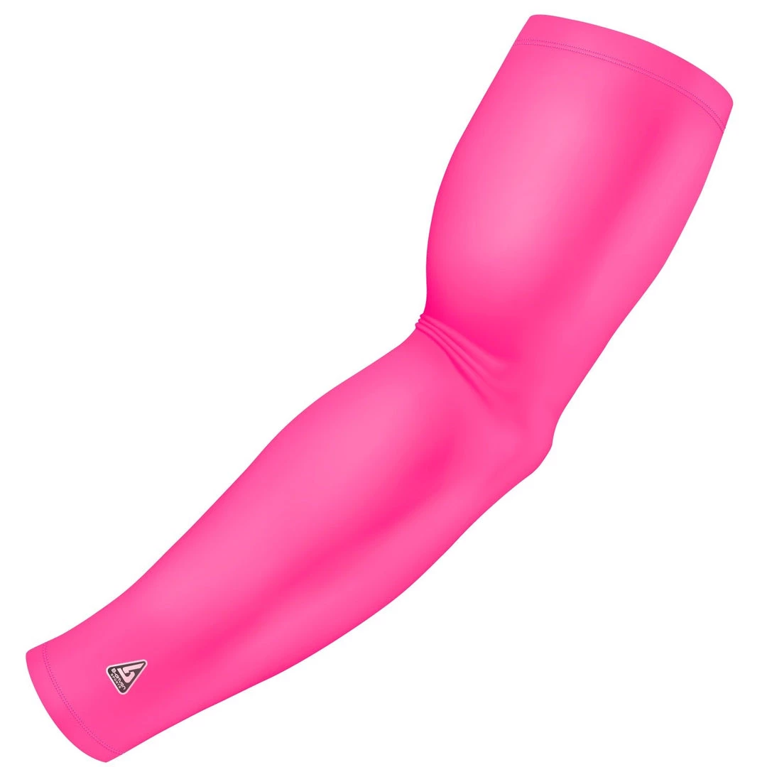 B-Driven Sports Pro-Fit Sports Arm Sleeves Solid Light Pink 3 B-Driven Sports Pro-Fit Sports Arm Sleeves Solid Light Pink