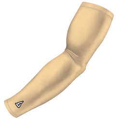 B-Driven Sports Solid Beige 155 Pro-Fit Sports Arm Sleeves