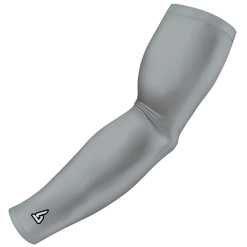 B-Driven Sports Pro-Fit Sports Arm Sleeves Solid Grey 429