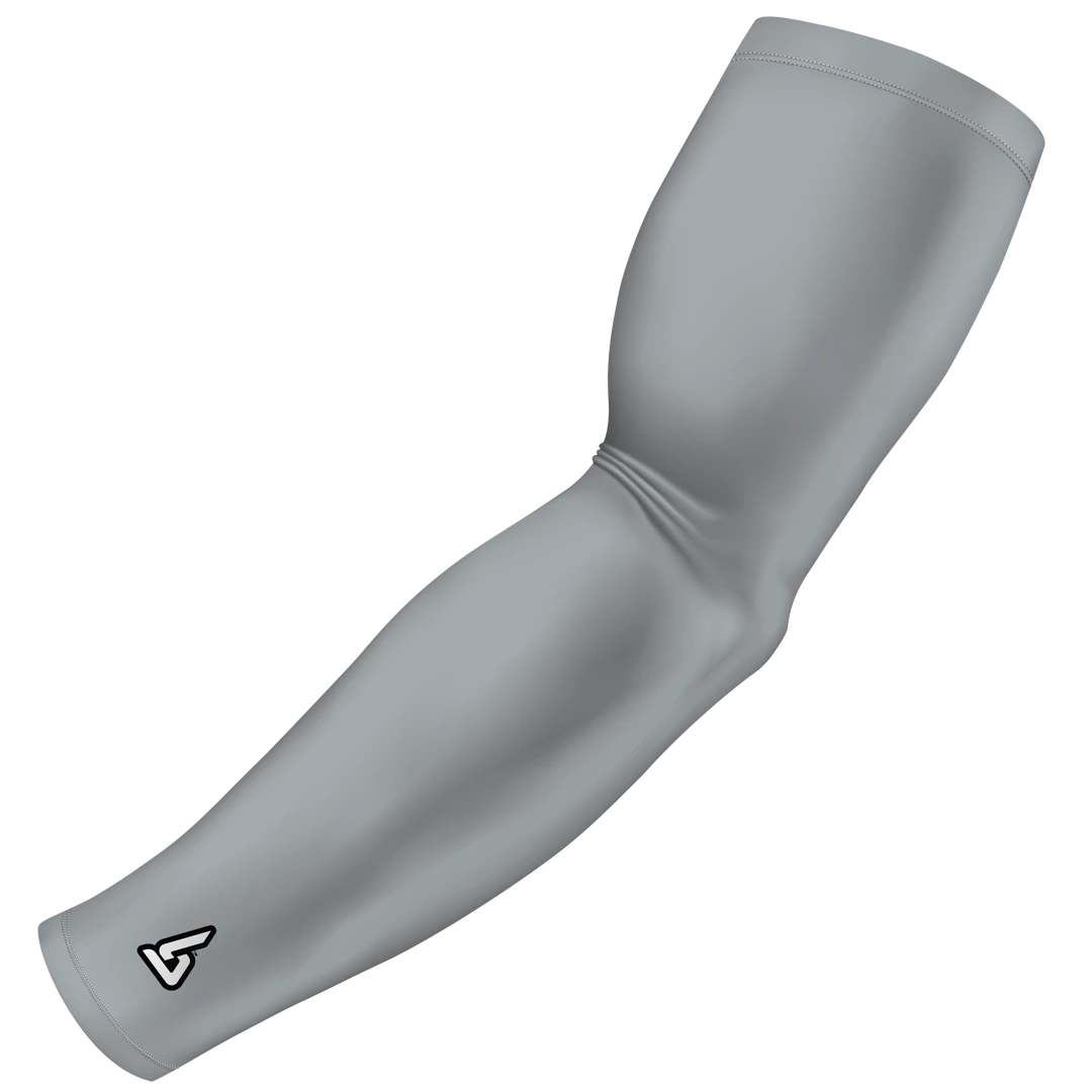 B-Driven Sports Pro-Fit Sports Arm Sleeves Solid Grey 429 3 B-Driven Sports Pro-Fit Sports Arm Sleeves Solid Grey 429