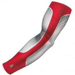 B-Driven Sports Pro-Fit Sports Arm Sleeves Grand Slam Red