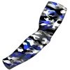 B-Driven Sports Clutch Camo Blue And Grey Pro-Fit Sports Arm Sleeves