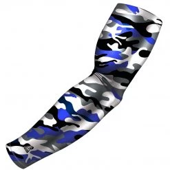 B-Driven Sports Clutch Camo Blue And Grey Pro-Fit Sports Arm Sleeves