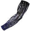 B-Driven Sports Streaks Blue Navy Pro-Fit Sports Arm Sleeves