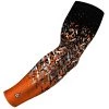 B-Driven Sports Confetti Orange Pro-Fit Sports Arm Sleeves