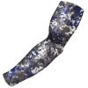 B-Driven Sports Digital Fabric Blue Navy Pro-Fit Sports Arm Sleeves