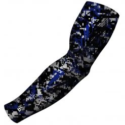 B-Driven Sports Graffiti Blue Navy Pro-Fit Sports Arm Sleeves