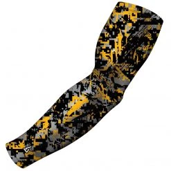 B-Driven Sports Pro-Fit Sports Arm Sleeves Graffiti Yellow