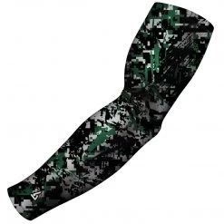 B-Driven Sports Pro-Fit Sports Arm Sleeves Graffiti Green