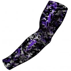 B-Driven Sports Graffiti Purple Pro-Fit Sports Arm Sleeves