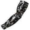 B-Driven Sports Pro-Fit Sports Arm Sleeves Graffiti White