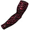 B-Driven Sports Digital Camo Red Scarlet Pro-Fit Sports Arm Sleeves