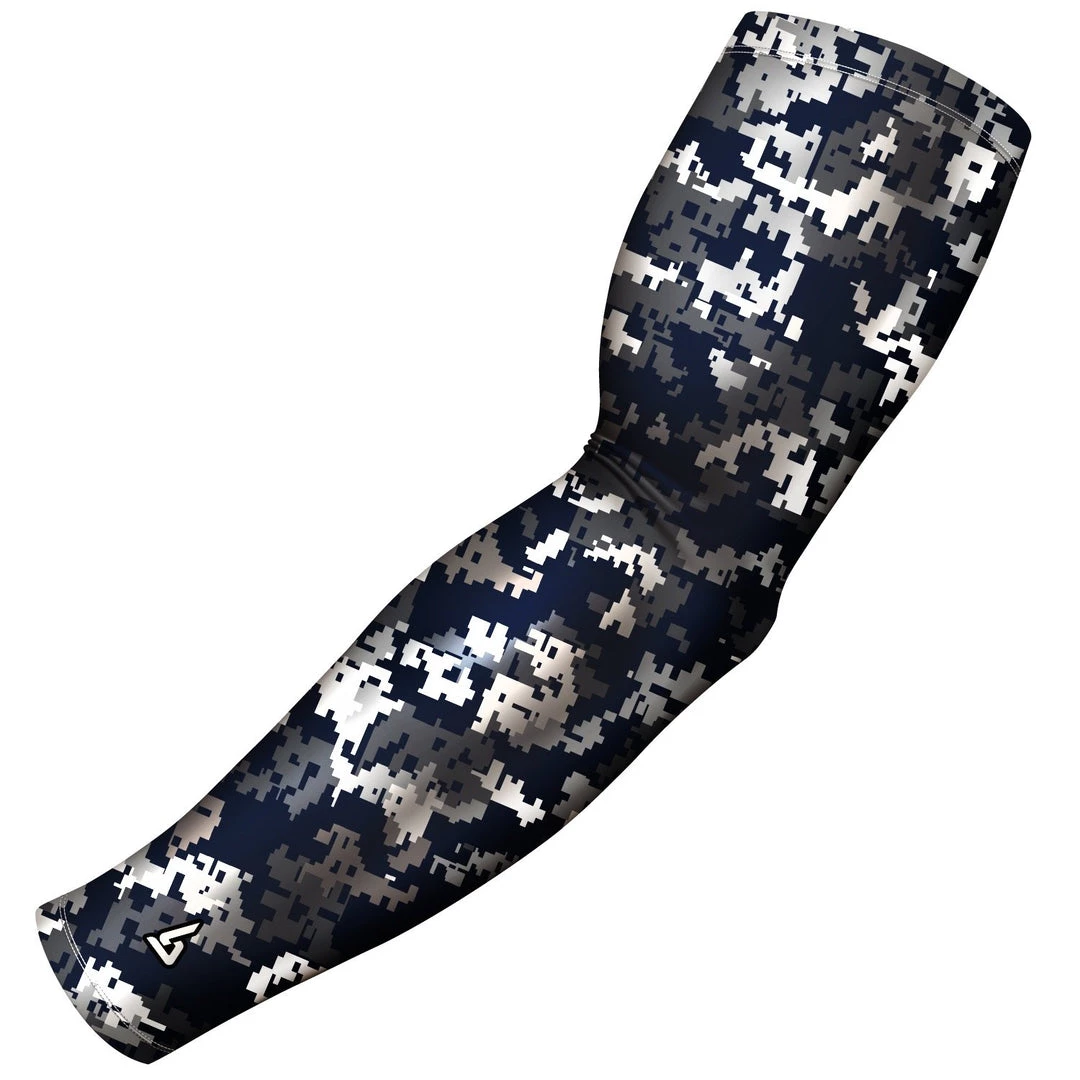 B-Driven Sports Pro-Fit Sports Arm Sleeves Digital Viper Blue Navy 3 B-Driven Sports Pro-Fit Sports Arm Sleeves Digital Viper Blue Navy