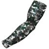 B-Driven Sports Pro-Fit Sports Arm Sleeves Digital Viper Green