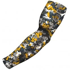 B-Driven Sports Digital Viper Yellow Pro-Fit Sports Arm Sleeves