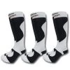B-Driven Sports 3-Pack Graduated Compression Socks White/Black 1 B-Driven Sports 3-Pack Graduated Compression Socks White/Black