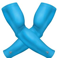 B-Driven Sports Pro-Fit Sun Sleeves Baby Blue Arm Sleeve | Sun Sleeve