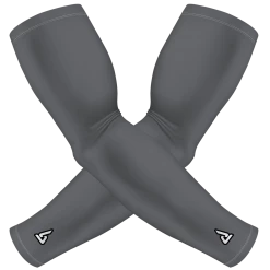 B-Driven Sports Pro-Fit Sun Sleeves Grey Compression Arm Sleeve | Sun Sleeve