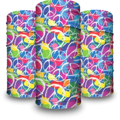 B-Driven Sports Retro Peace | Neck Gaiter Neck Gaiters 24 B-Driven Sports Retro Peace | Neck Gaiter Neck Gaiters