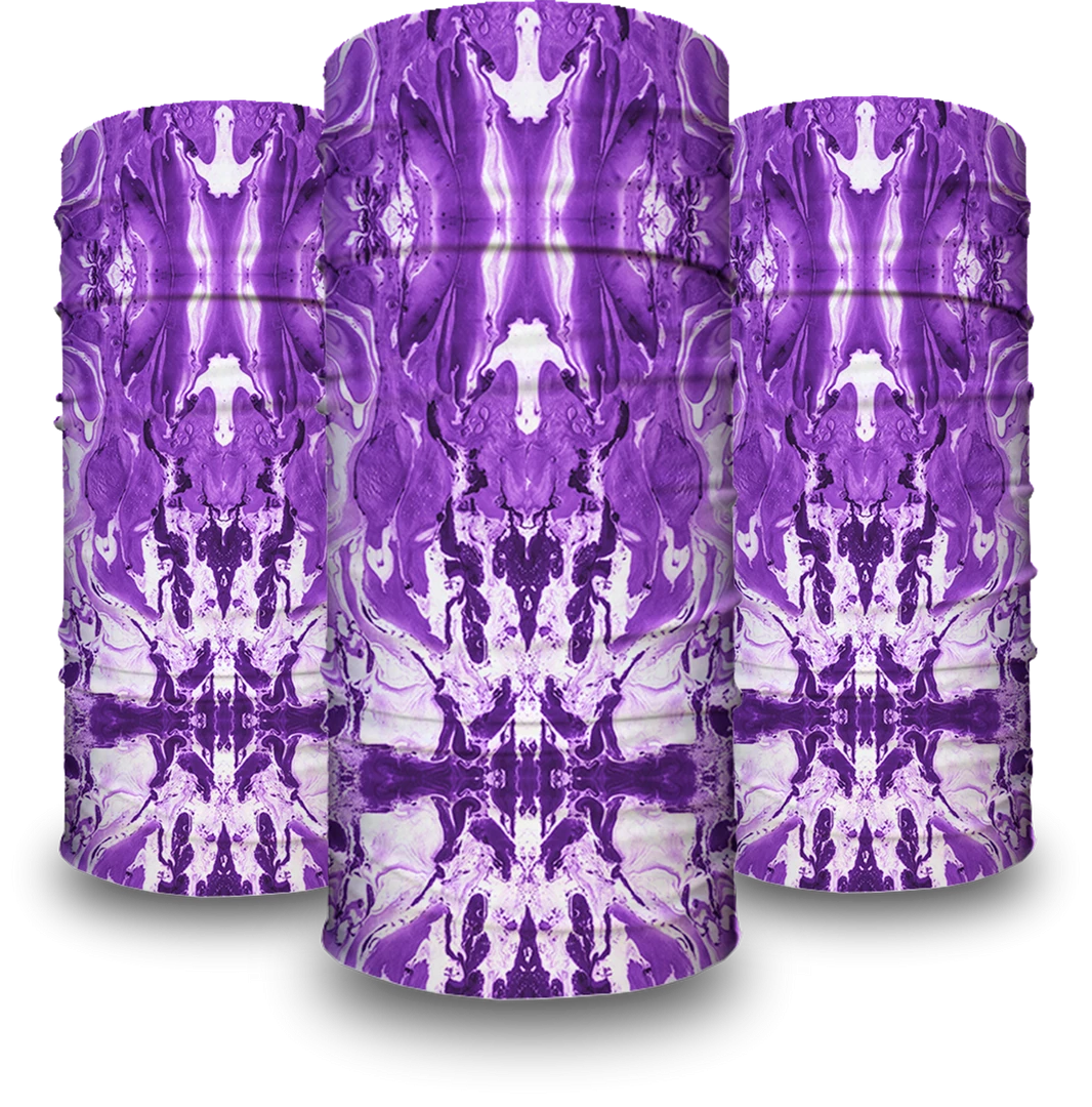 B-Driven Sports Neck Gaiters Grape Swirl | Neck Gaiter 12 B-Driven Sports Neck Gaiters Grape Swirl | Neck Gaiter