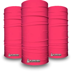 B-Driven Sports Support Breast Cancer Awareness Solid Pink | Neck Gaiter