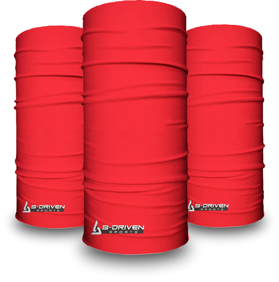 B-Driven Sports Solid Red | Neck Gaiter 13 B-Driven Sports Solid Red | Neck Gaiter