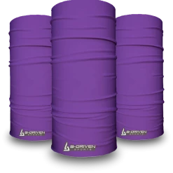 B-Driven Sports Solid Heather Purple | Neck Gaiter Neck Gaiters