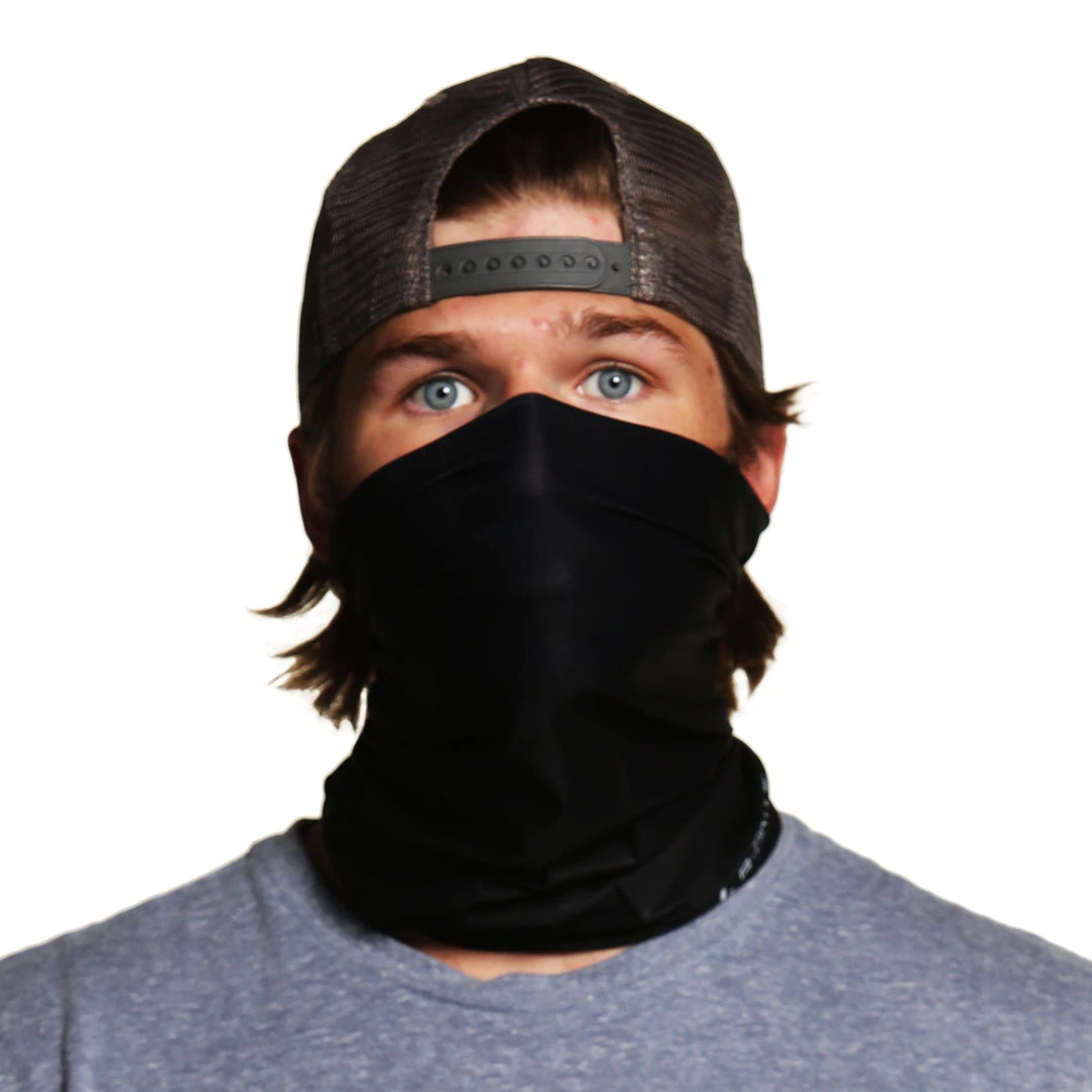 B-Driven Sports Solid Black | Neck Gaiter 4 B-Driven Sports Solid Black | Neck Gaiter