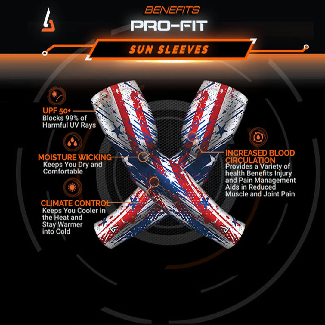 B-Driven Sports Pro-Fit Sun Sleeves Abstractor | Sun Sleeve 5 B-Driven Sports Pro-Fit Sun Sleeves Abstractor | Sun Sleeve